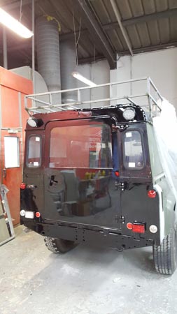 Land Rover Defender bodywork restoration